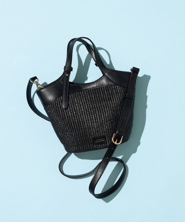 23区 雑材 ショルダーバッグ ブラック×ブラック