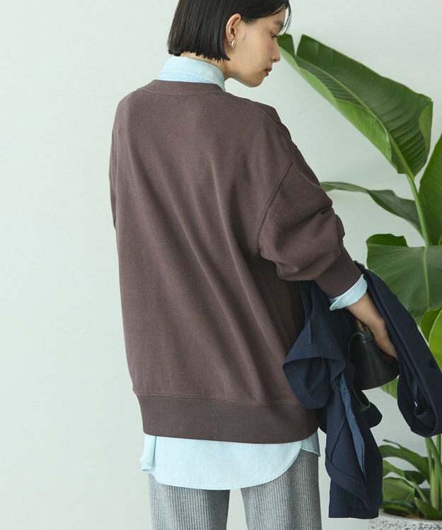 AMERICAN HOLIC アソートカレッジロゴ裏毛プルオーバー Brown