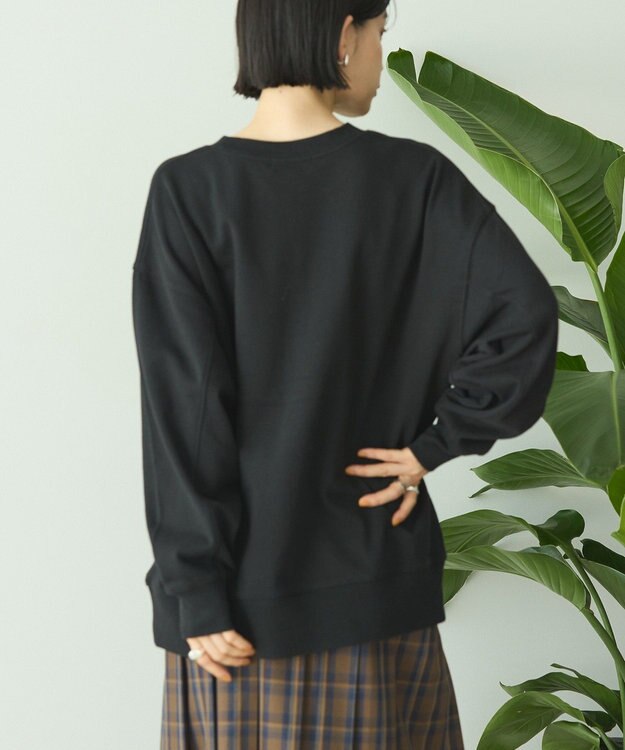 AMERICAN HOLIC アソートカレッジロゴ裏毛プルオーバー Black