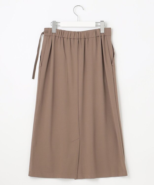 J.PRESS LADIES 【洗える】 バーズアイジャージー ナロー スカート ブラウン系