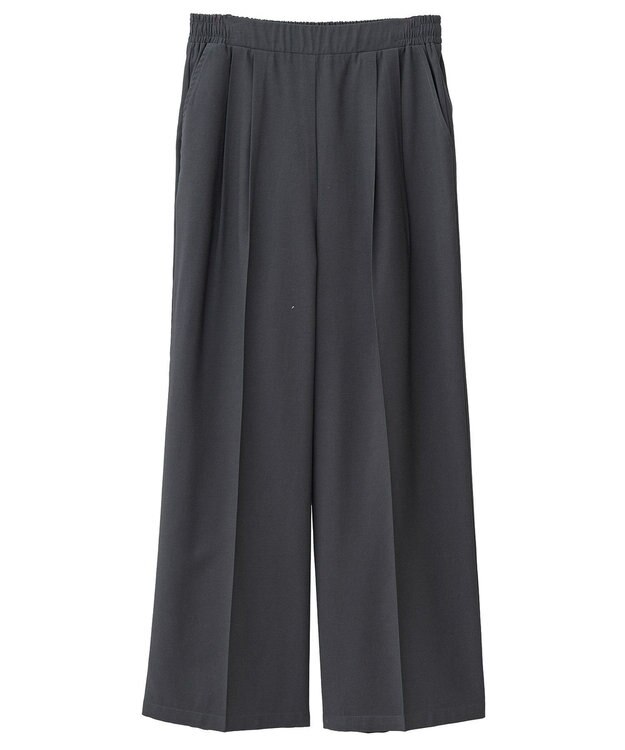 YECCA VECCA リラックスイージーワイドパンツ Charcoal Gray
