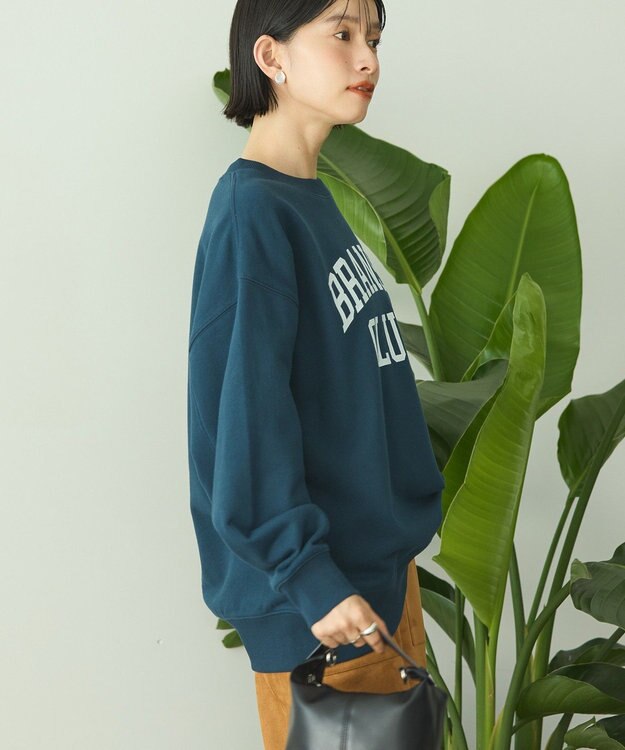 AMERICAN HOLIC アソートカレッジロゴ裏毛プルオーバー Navy