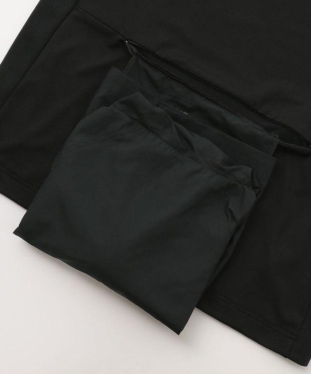 UNFILO 【ユニセックス】レイヤードプルオーバー ブラック系