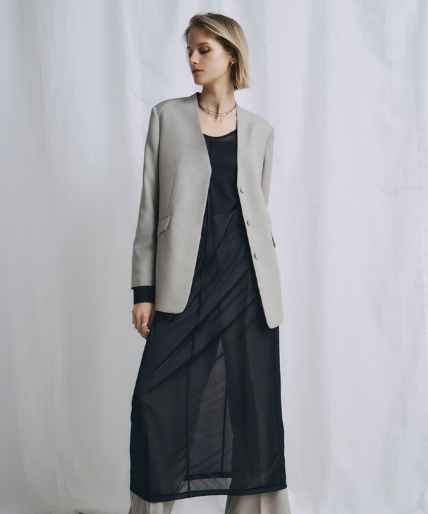 ICB L 【WEB＆一部店舗限定】SheerSerika ワンピース ブラック系