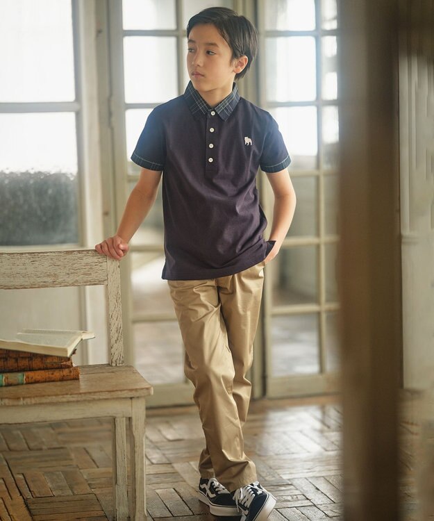 J.PRESS KIDS 【120-130㎝】ロングパンツ ベージュ系