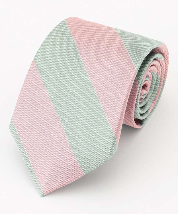 J.PRESS MEN 【定番】オーセンティック レジメンタル ネクタイ ライトグリーン系2