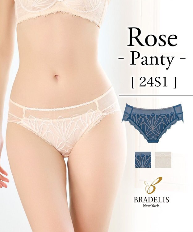 BRADELIS New York 【BRADELIS New York】　ローズスタイルパンティ24S1 アイボリー