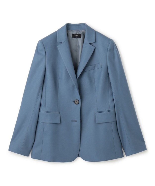 JOSEPH エアリーフランネル　ジャケット Cloudy Blue