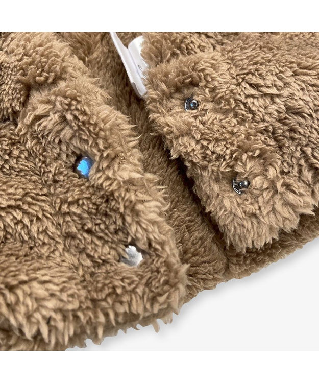 林八百吉商店 Champion  ボアボタンフーディー ライトブラウン