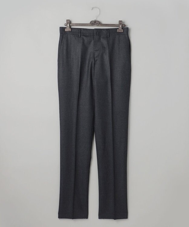 GOTAIRIKU 【保温性/ストレッチ/シワになりにくい】サキソニーストレッチパンツ_ノータック(25年モデル） グレー系