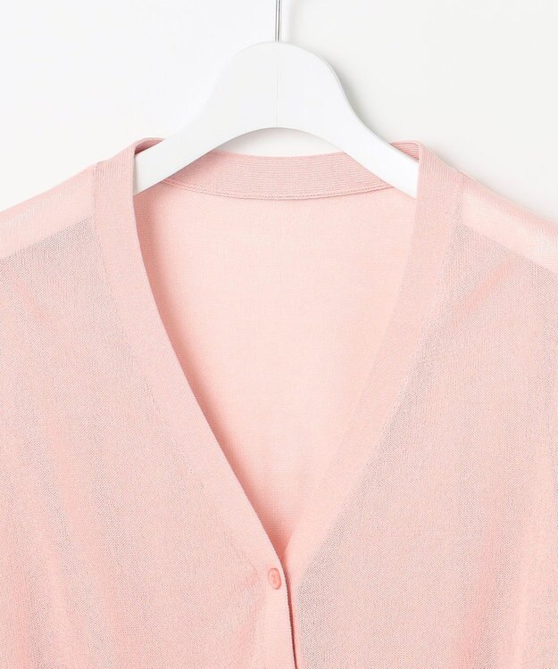 Feroux シアーニット カーディガン ピンク系