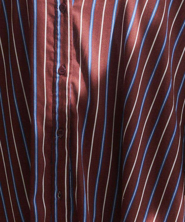 WEGO 【ANGIE VINTAGE】ボリュームスリーブ バンドカラー シャツワンピース 柄6