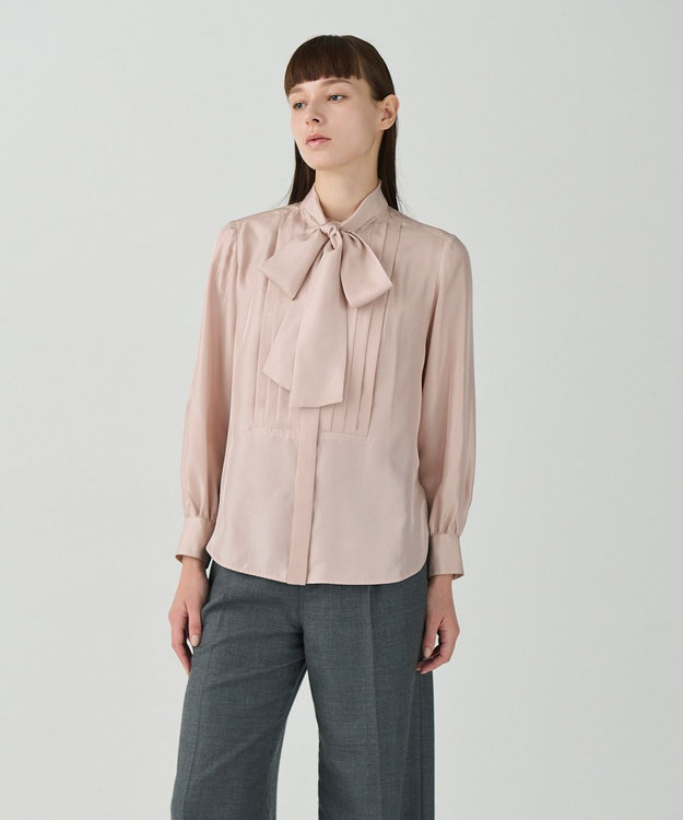 GRACE CONTINENTAL シルクツイルボウブラウス ピンク