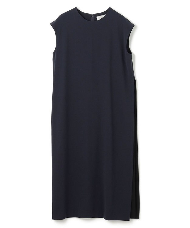 BEIGE， CINDY / サイドタックドレス Navy×Black