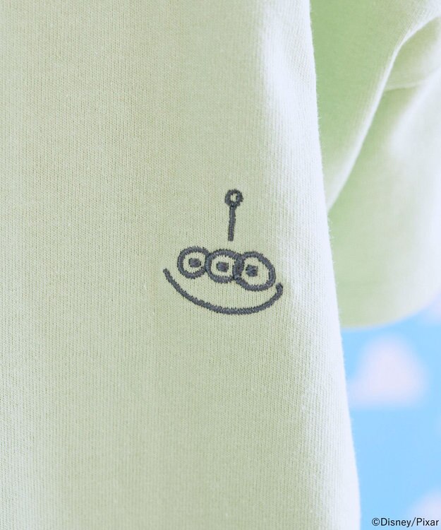 earth music&ecology 【予約】リンガーTシャツ/TOY STORY グリーン