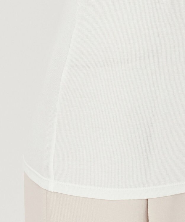 uncrave アルビニスタシフォンテレコ ボートネック カットソー（uncrave STANDARD） オフ