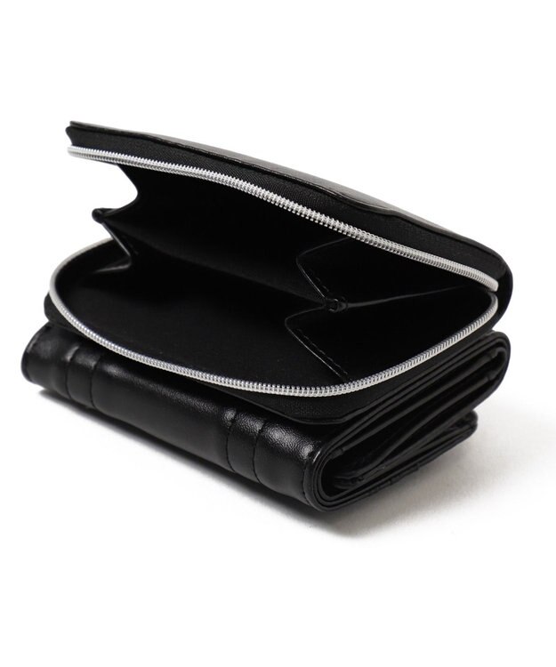 WEGO ギャザーリボンウォレット ブラック