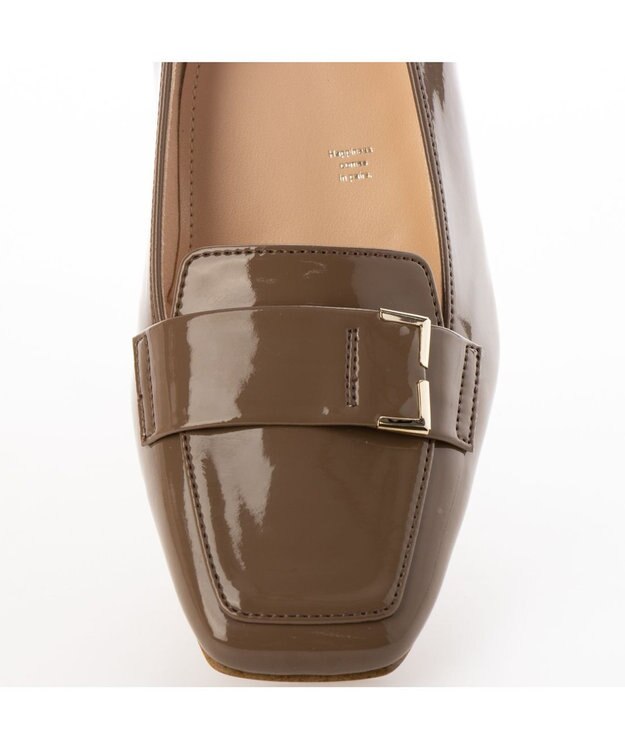 MODE ET JACOMO 【レイン対応】クラシックデザインレインパンプス オークエナメル