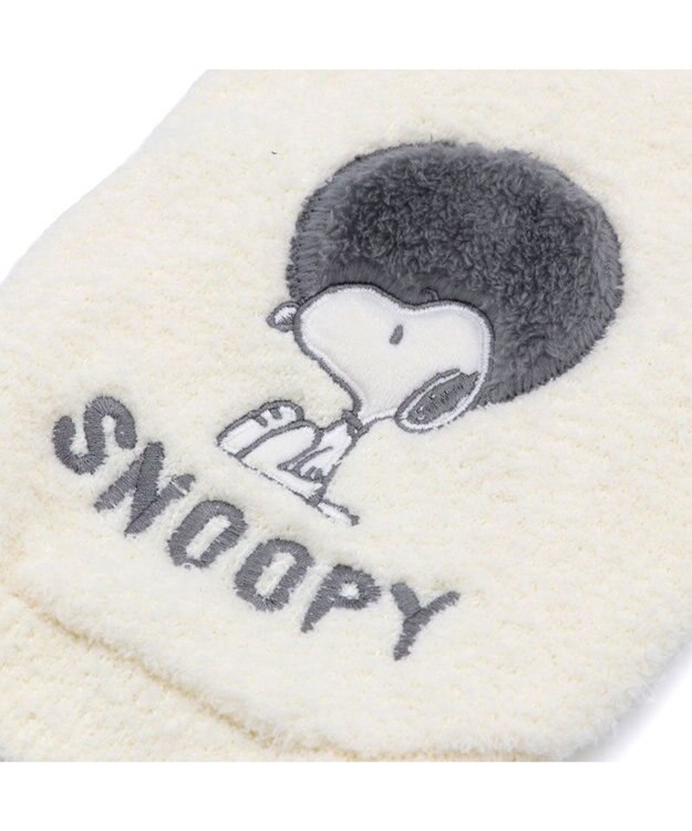 PET PARADISE スヌーピー 遠赤外線 もふもふ パーカー 中型犬 大型犬 オフホワイト