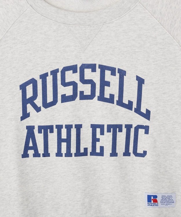 AMERICAN HOLIC 【RUSSELL】ロゴ半袖スウェット Gray Mixture