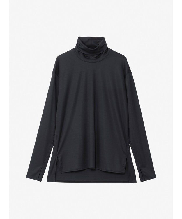 HELLY HANSEN 【UVカット・耐海水・耐塩素】ロングスリーブシャルムラッシュガードハイネック ブラック