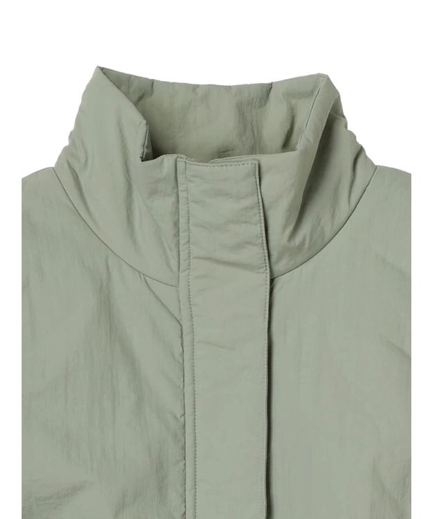 Green Parks 中わたスタンドカラーベスト Olive