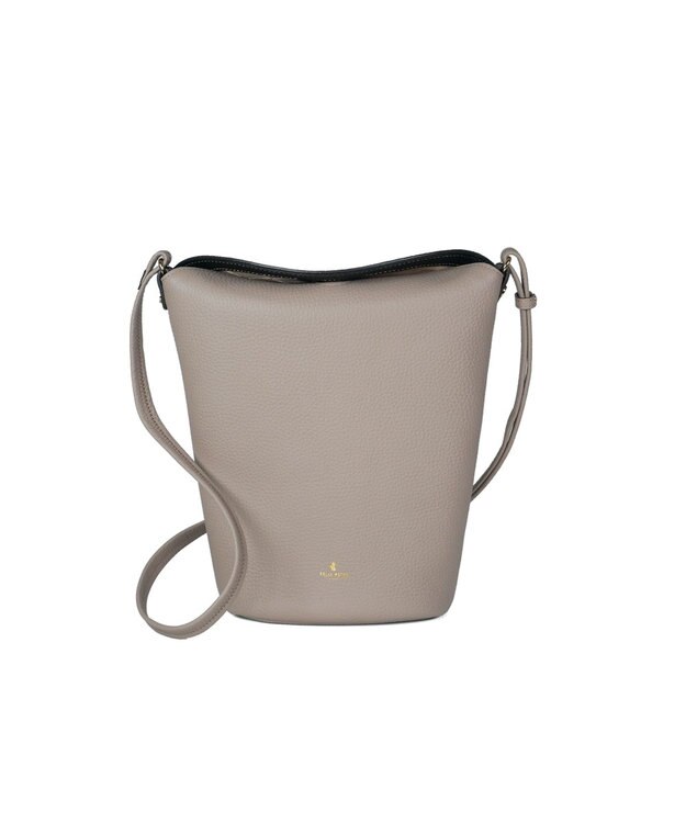 PELLE BORSA 縦型フラップショルダー Reinette レネット 4791 グレージュ