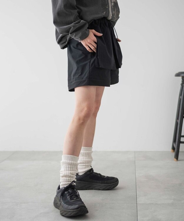 WEGO 2WAYパラシュートパンツ ブラック