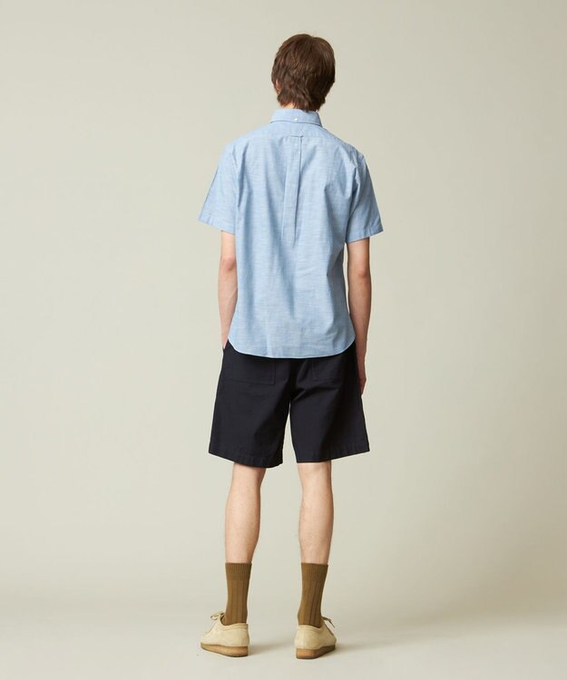 J.PRESS MEN アメリカンコットン ダンガリーシャツ サックスブルー系