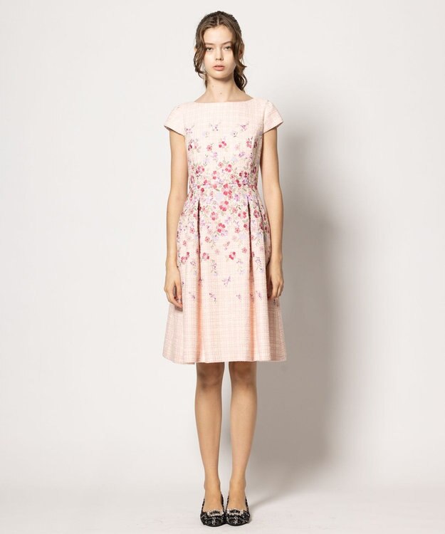 TOCCA 【キャンセル分販売！洗える】MOSS ROSE WORLD ドレス ピンク系