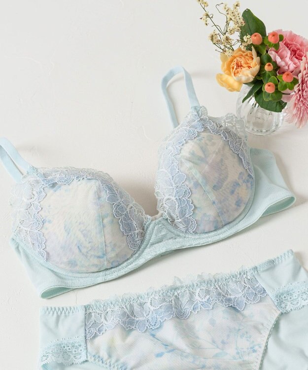 Wing 【マッチミーブラ】　ノンワイヤー　ブラがわたしに合わせてくれる　しめつけない快適な着用感　ウイング／ワコール　KB2070 ターコイズ