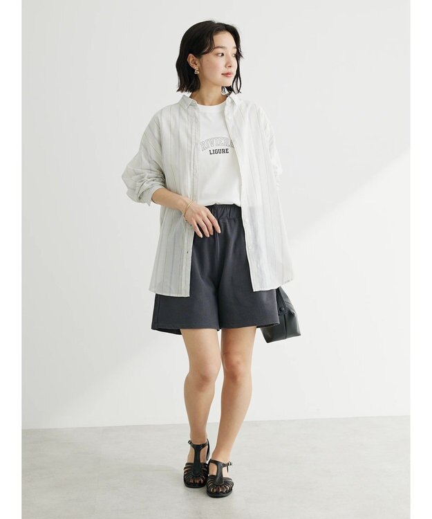 Green Parks 小さめカレッジボックスＴシャツ Off White