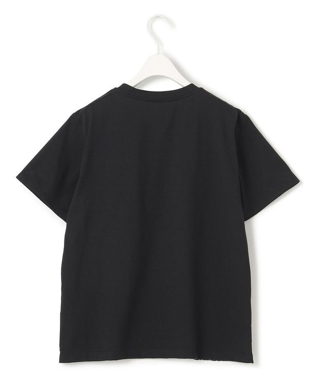 ICB 【洗える】レースコンビジャージー プルオーバー ブラック系