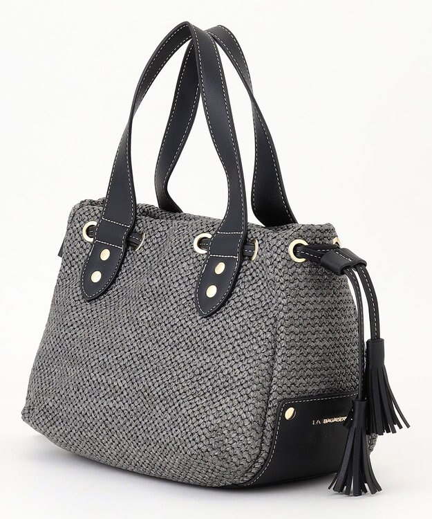 LA BAGAGERIE サイドタッセルサマートート　Sサイズ グレー