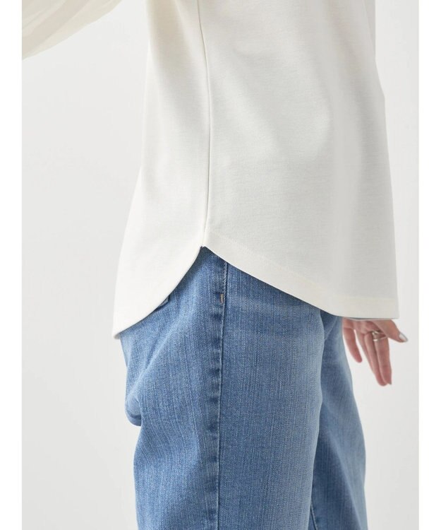 earth music&ecology マジョリカプリーツプルオーバー Ivory