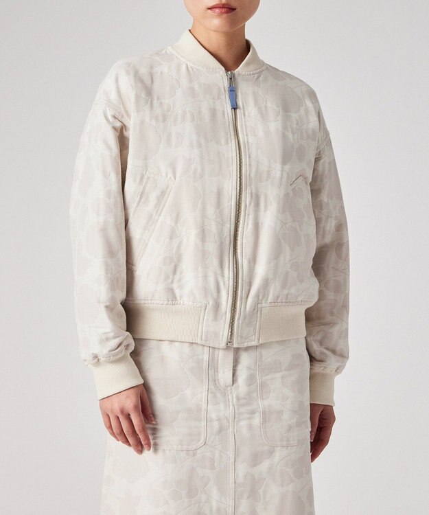 Paul Smith Perforated Floral ジャカード ブルゾン アイボリー