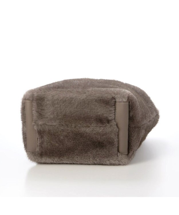 UNBILLION カシュカシュ cachecache / ミンク風ファーシンプルトート GY