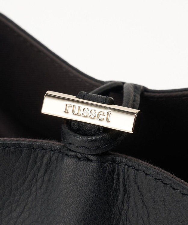 russet 《WEB限定》ソフトレザー2WAYミニトートバッグ(CE-1672-WEB) Black