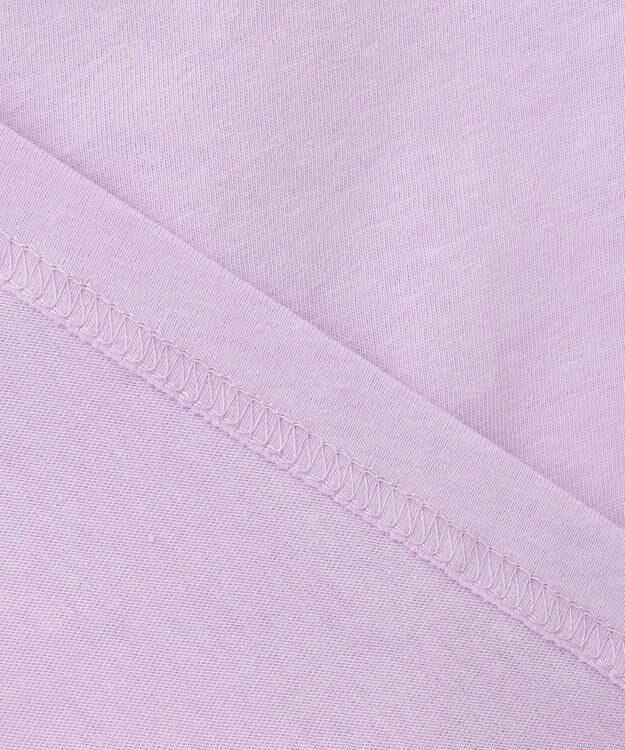 ANY KIDS 袖フリル エモプリント Ｔシャツ ラベンダー