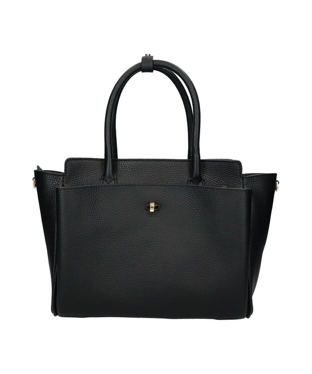 INTER-CHAUSSURES 【LORISTELLA】マルチポケットハンドバッグ ブラック