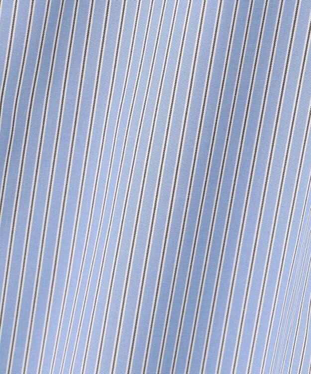 J.PRESS LADIES 【洗える・接触冷感・UVケア】エステネージュ シャツ ワンピース ブルーストライプ系