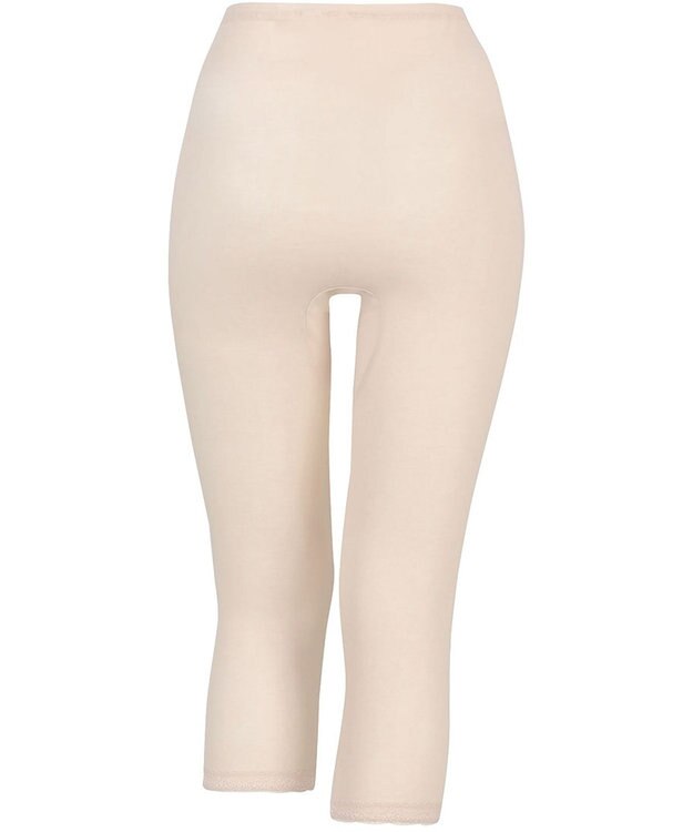 Wing インナー　【綿100％ シャリ感タイプ】　身生地部綿100％　ひんやりタッチ　７分丈　ウイング／ワコール　ER6761 ベージュ