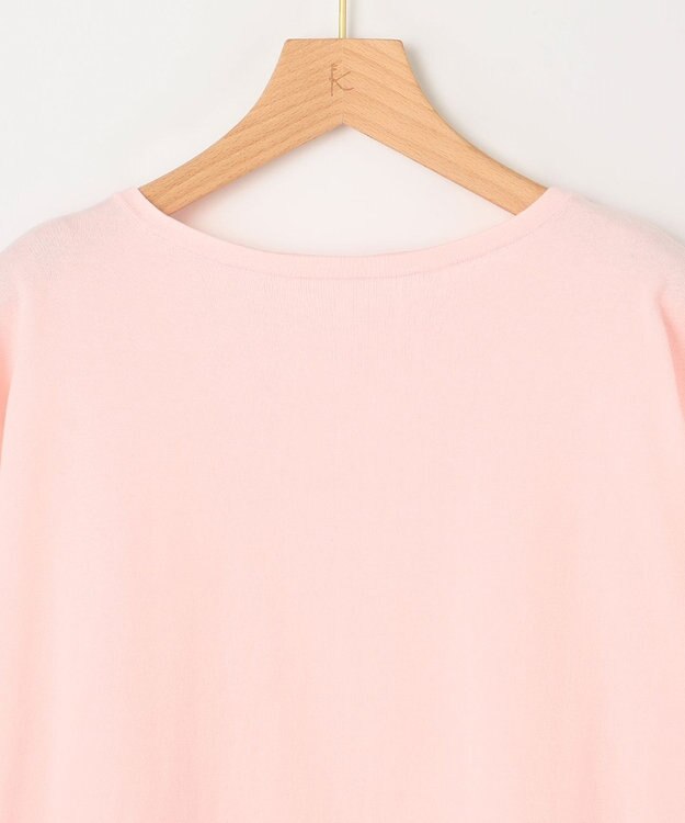 組曲 【WEB限定】レーススリーブ ニット ピンク系