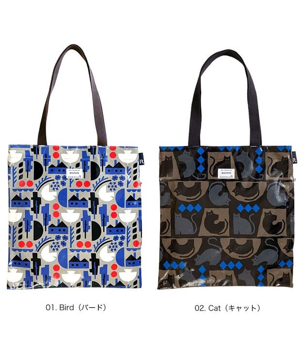 ROOTOTE 3624【オフィシャルストア限定】EU.A4アーキャトルワイド.ラミネート-U 01：バード