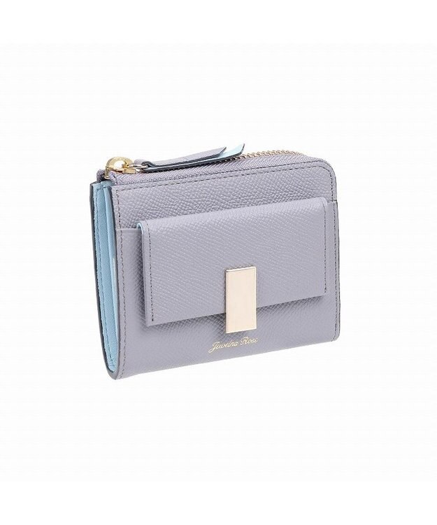ACE BAGS & LUGGAGE 【新色登場】 Jewelna Rose ブリヨン 本革 二つ折り財布 15142 ブルーグレー