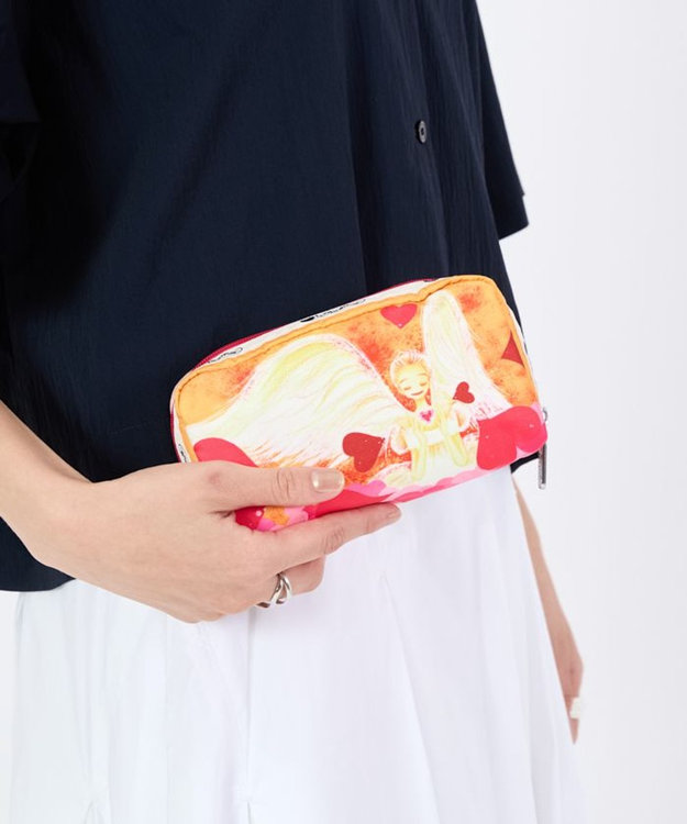 【タイムセール】レスポートサック　×　天使なんかじゃない　スクエア型ポーチ 天使なんかじゃない】RECTANGULAR COSMETIC/エンジェル