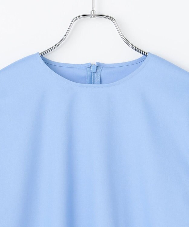 #Newans 【マシンウォッシャブル】ピエロラッフルカラーシャツ ブルー