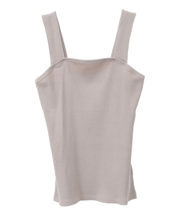 earth music&ecology ワイドストラップキャミソール Beige