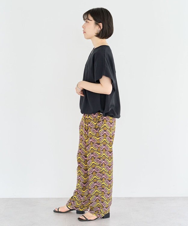 Green Parks 裾ドロストバルーンＴＥＥ Black