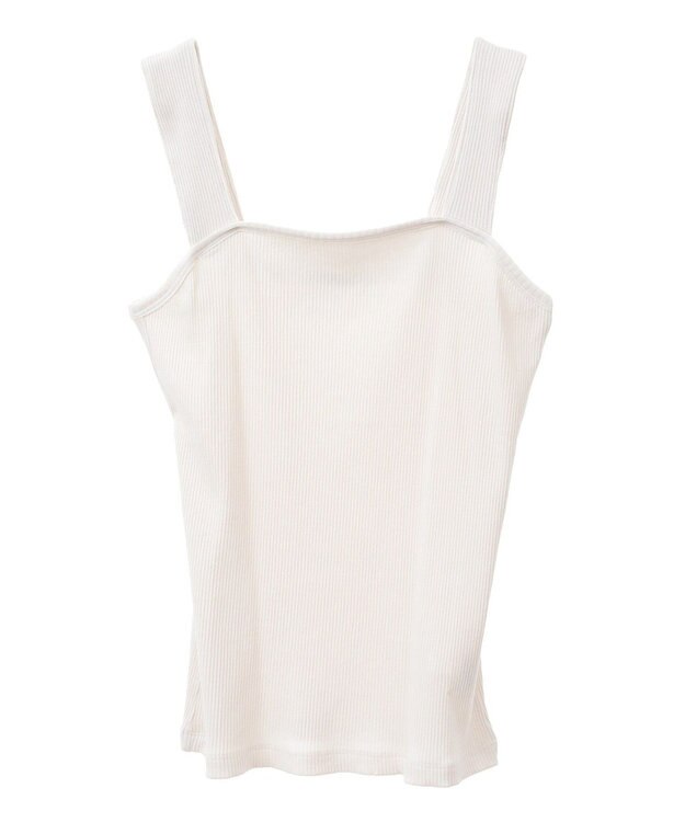 earth music&ecology ワイドストラップキャミソール Ivory